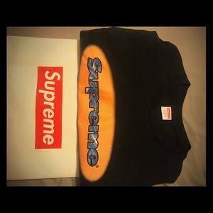 Brand new supreme long sleeve black shirt